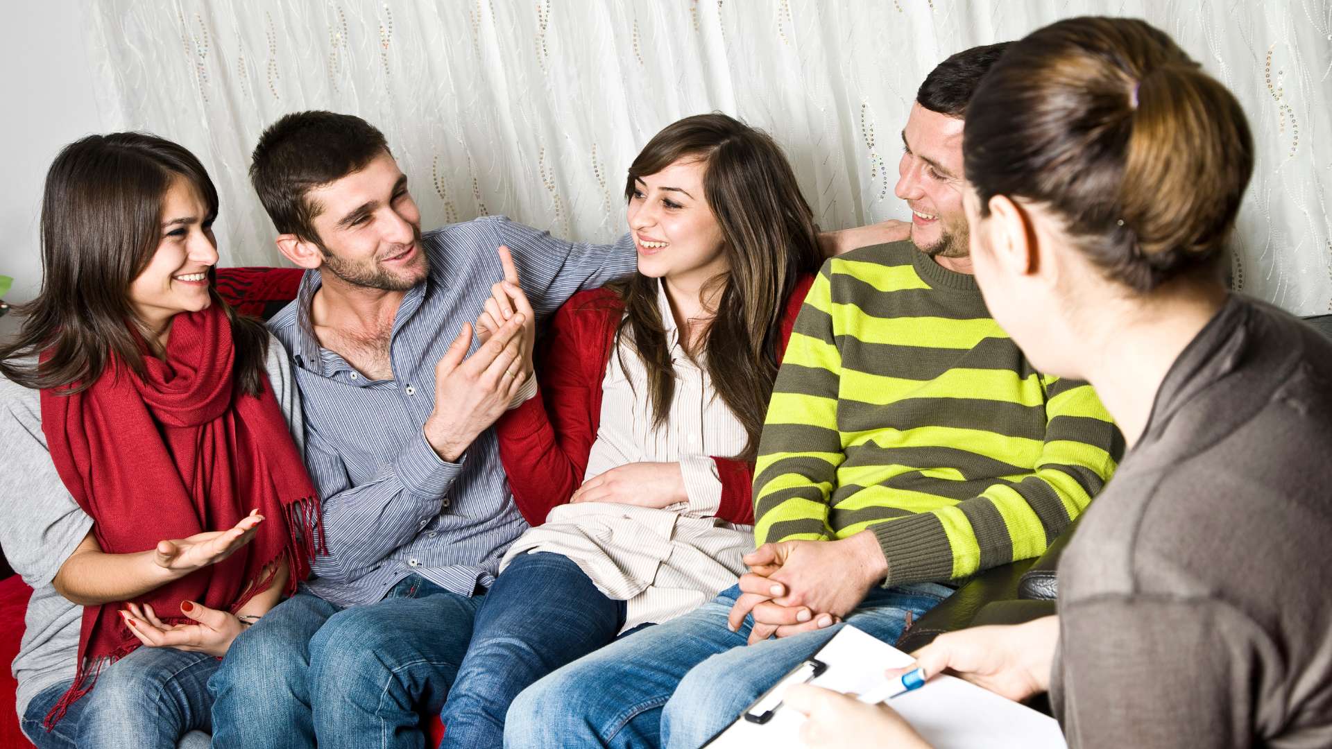 Silver State Adolescent Treatment Teen Family Therapy Smiling and Talking