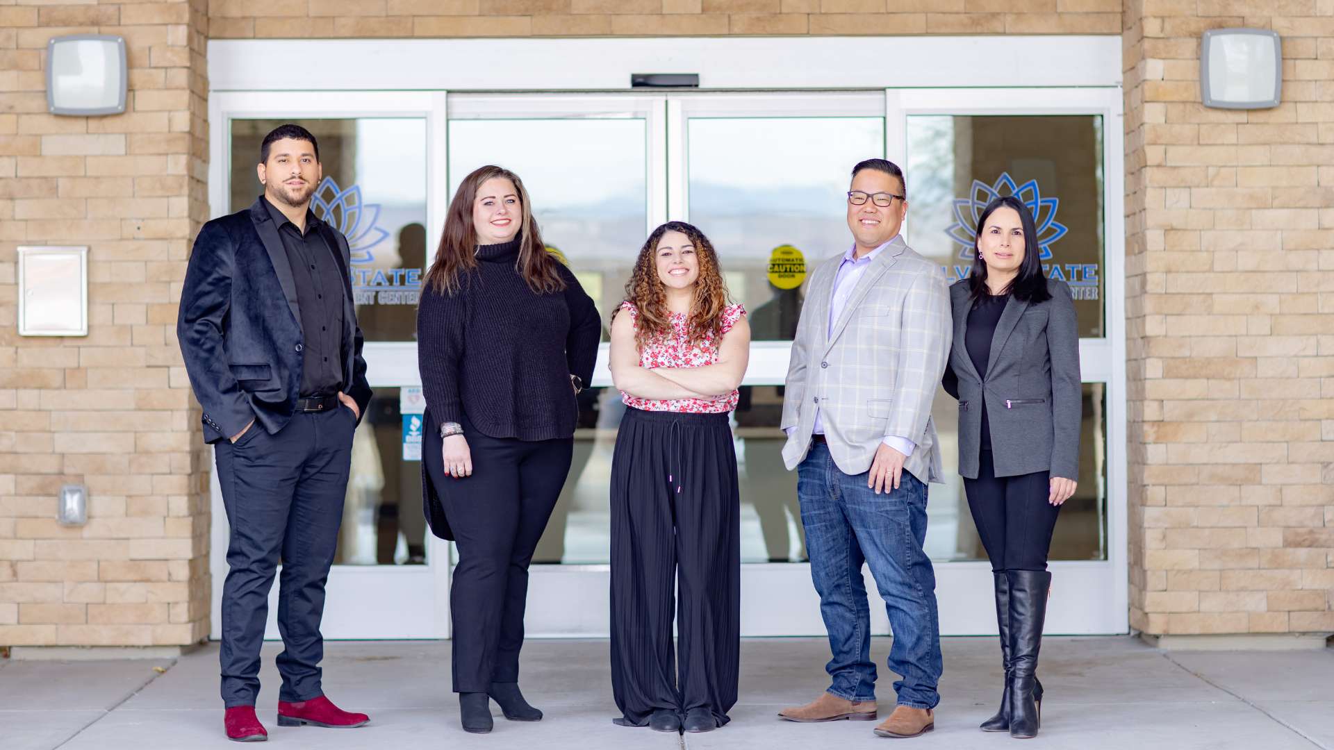 Silver State Adolescent Treatment Team In Front of Building