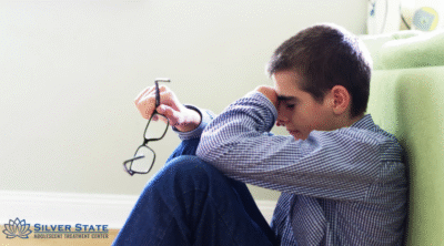 person experiencing sleep deprivation and needs for teenage depression treatment